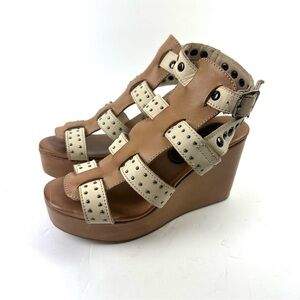 Freebird by Steven Tan and Cream Wedges